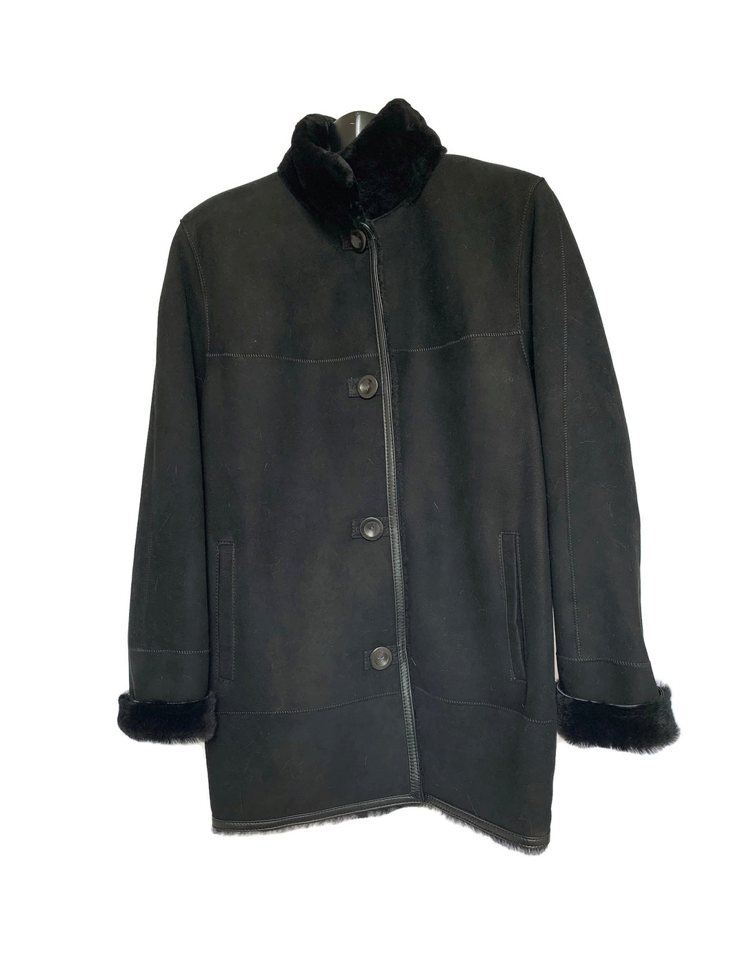Black Shearling Jacket – Lazares & CO.