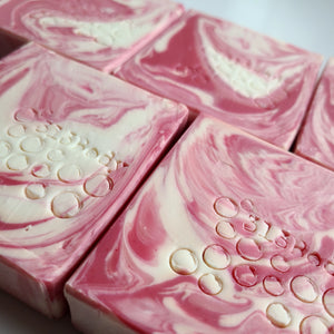 Traverse City Cherry ~ Japanese Cherry Blossom Scented Handmade Soap with Cocoa Butter - 313 Body LLC - Japanese Cherry Blossom Soap