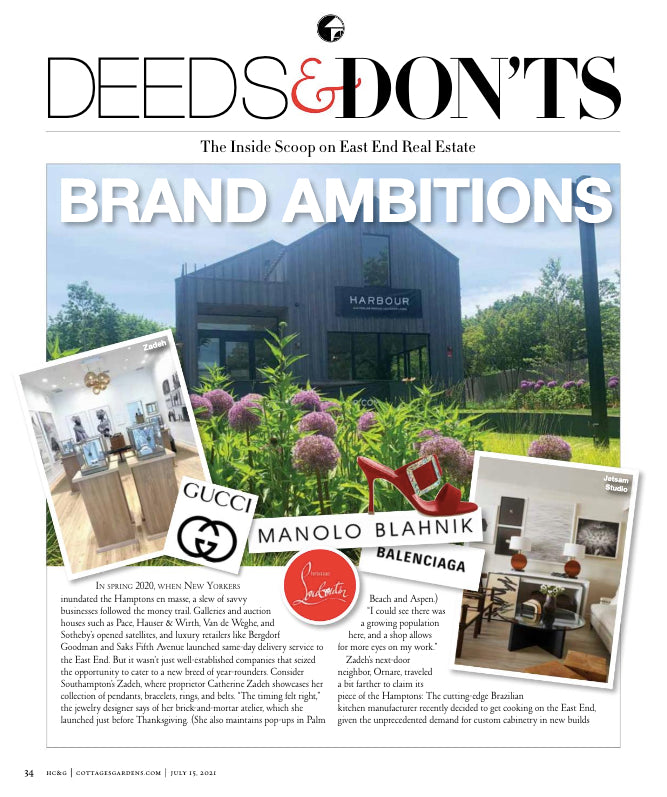 Feature in Hamptons Gardens & Cottages July 15th 2021