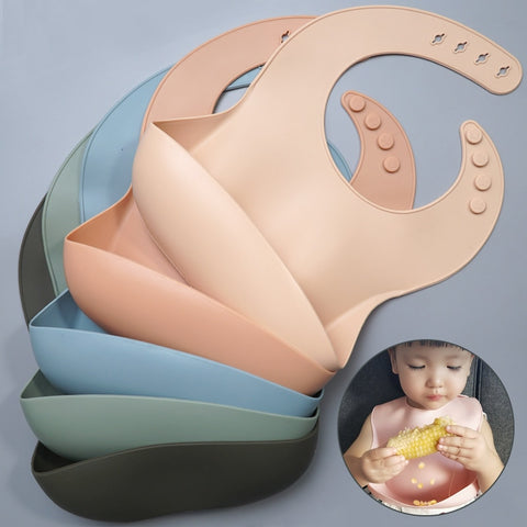 Fashionable Silicone Breastplate Baby Bib –