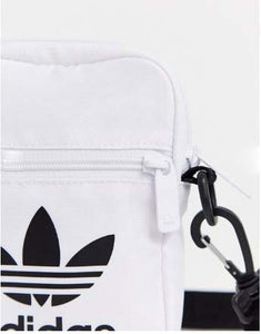 adidas originals flight bag with trefoil logo in black