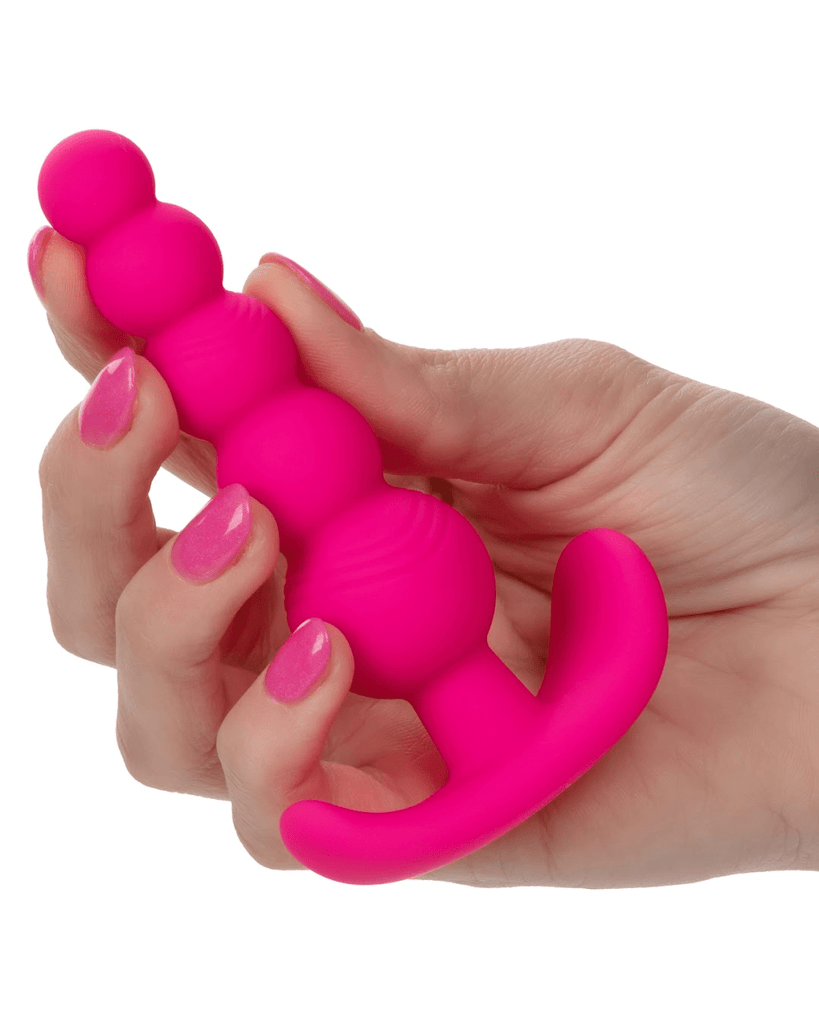 Beginner Anal Beads - Cheeky X-5 Beginner Silicone Anal Beads - Pink | Pornhint
