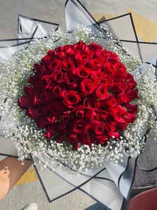 Ramo 100 Rosas Rojas | Florería CDMX | Envío Gratis – Detallo MX