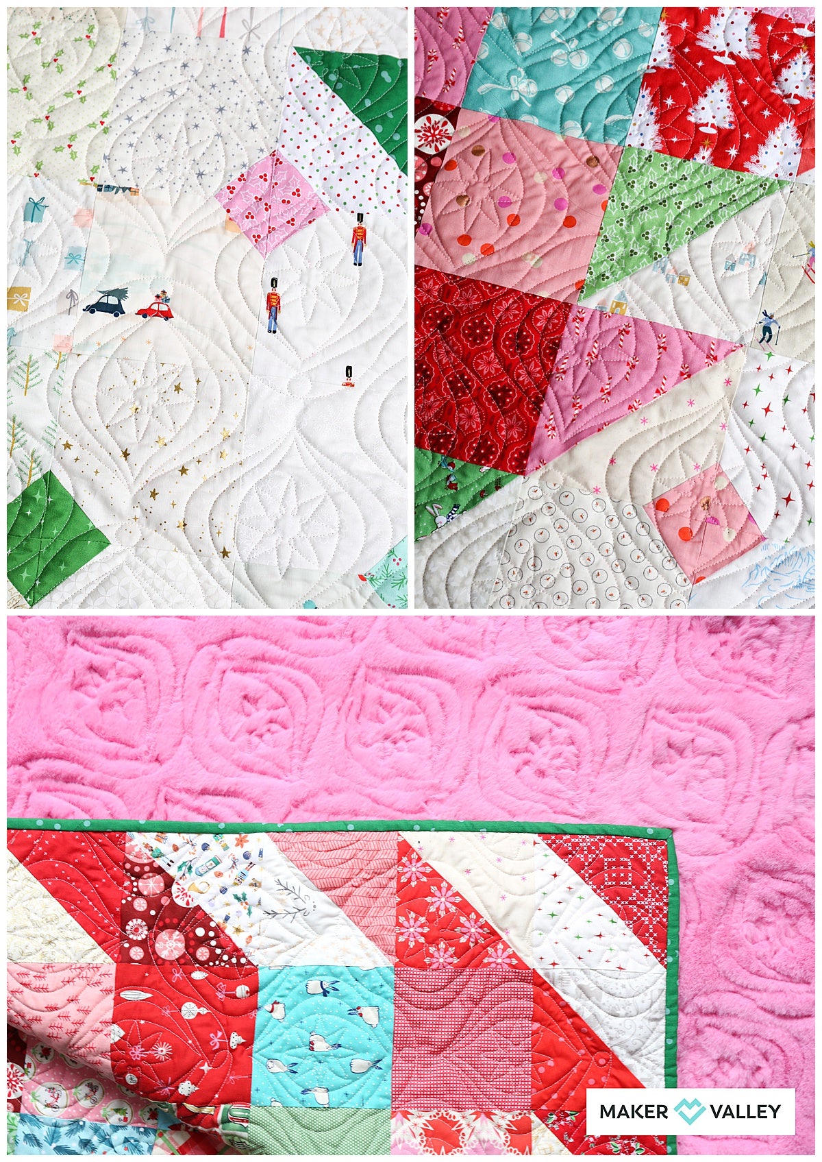 Maker Valley Happy Christmas Quilt