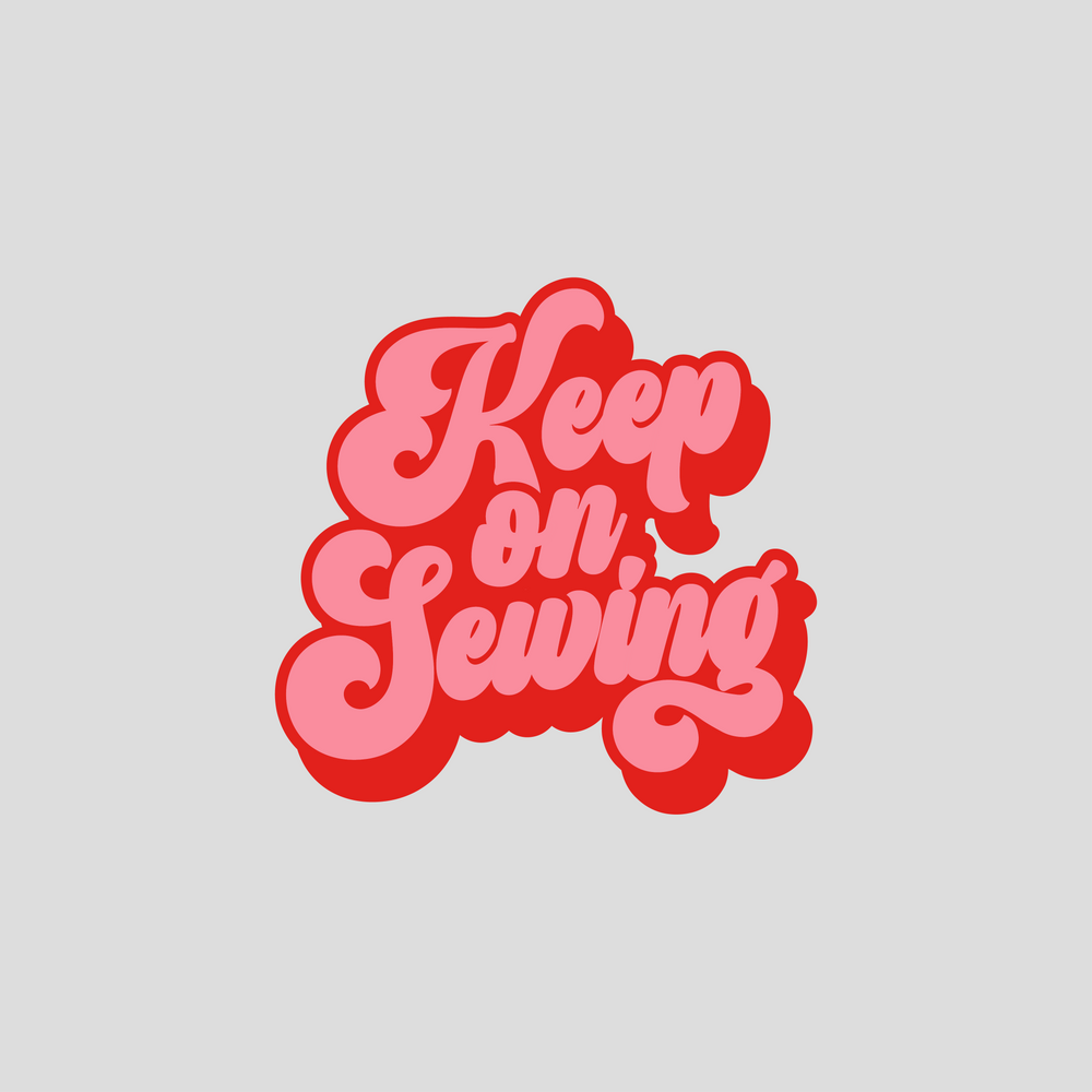 Sewing Themed Sticker for Sewing Lovers - Sewing For My Sanity
