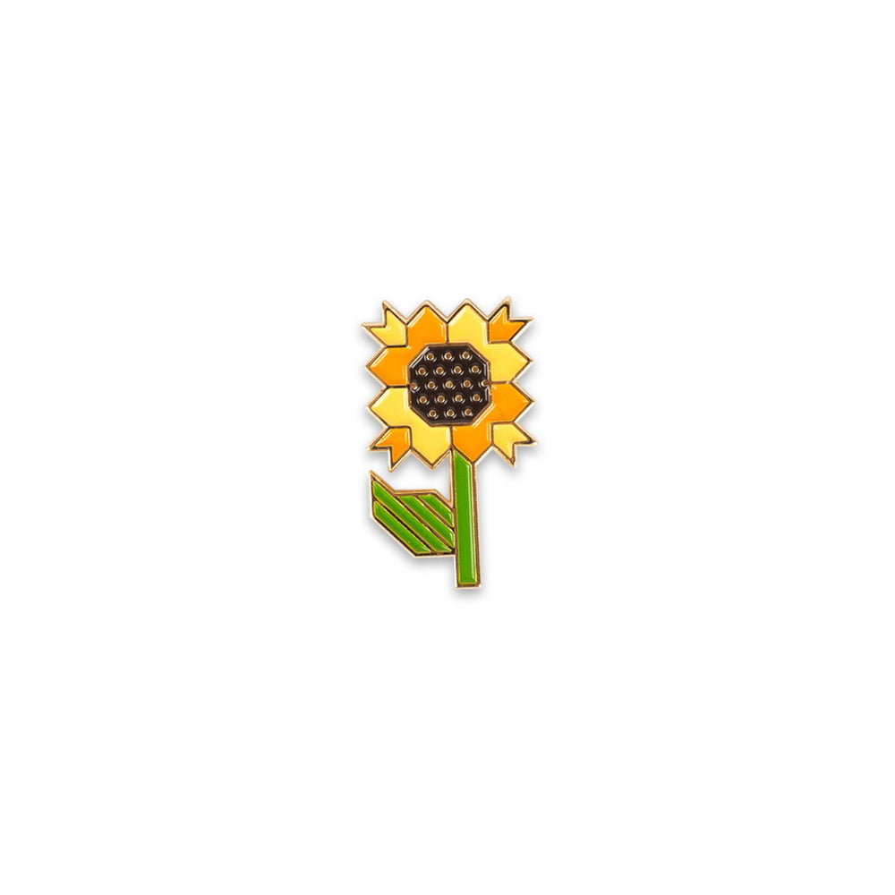 Scrappy Sunflower Enamel Pin By Lella Boutique Maker Valley - sunflower lapel pin roblox