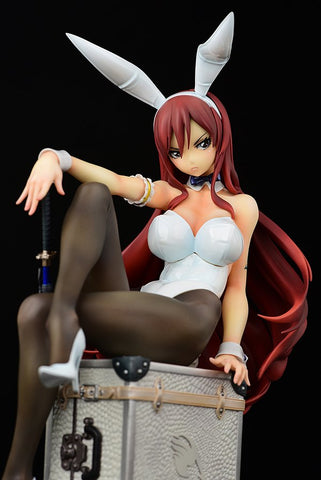 Fairy Tail - Erza Scarlet - 1/6 - Bunny Girl_Style, Type White Facing Forward Closeup