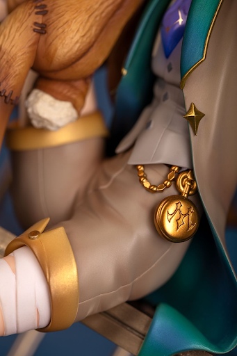 Myethos March Hare pocket watch detail