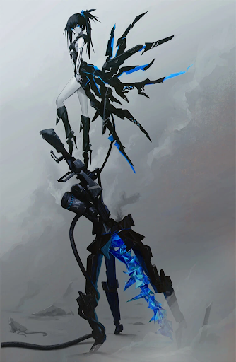 huke Black Rock Shooter illustration