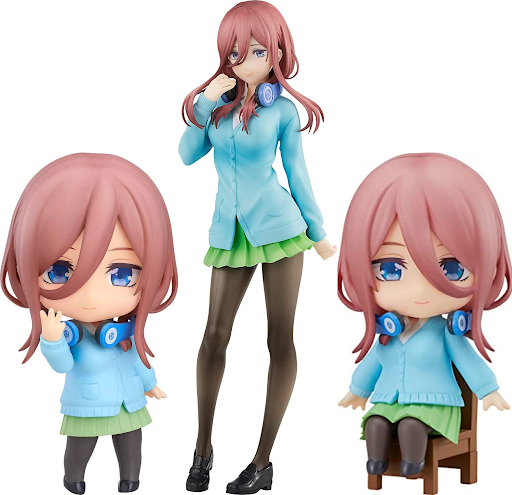 Quintessential Quintuplets Miku Nakano Pop Up Parade, Nendoroid, and Swacchao