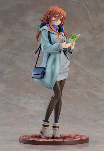 Miku Nakano scale figure based on Fuji-Q illustration