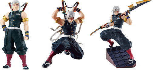 KNY Uzui Tengen Pop Up Parade and ichiban kuji prize figures