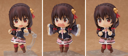 Konosuba Yunyun poses and face plates