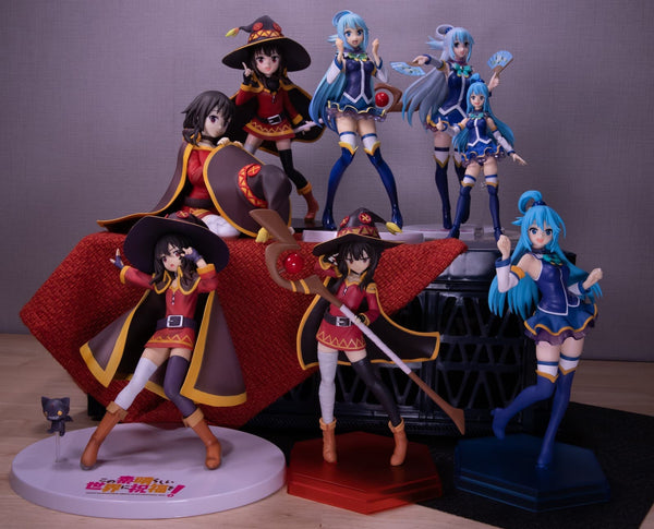 Original Gsc Popup Konosuba Kazuma Megumin Figure - Action Figures