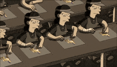 The Simpsons Sweatshop GIF