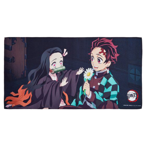 Demon Slayer Tanjiro And Nezuko Bath Towel Bandai Shop Exclusiv