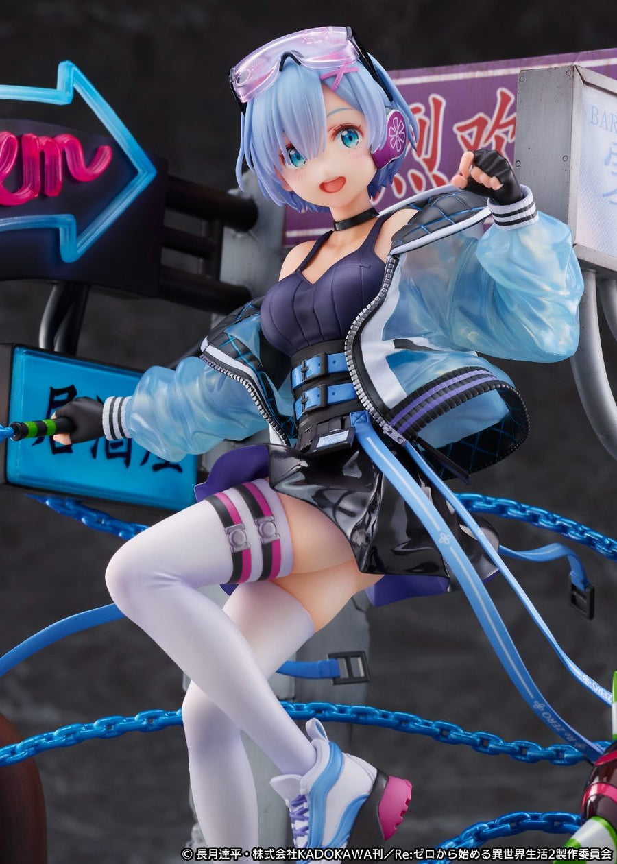 Re:Zero kara Hajimeru Isekai Seikatsu - Rem - Shibuya Scramble Figure - 1/7  - Neon City Ver. (Alpha Satellite) [Shop Exclusive]