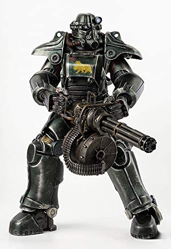 Fallout T 45 Ncr Salvaged Power Armor 1 6 Threezero