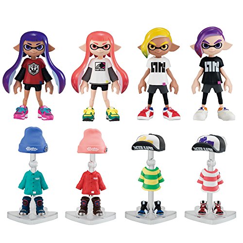 Splatoon 2 Inkling Bandai Shokugan Candy Toy Kisekae Gear Coll