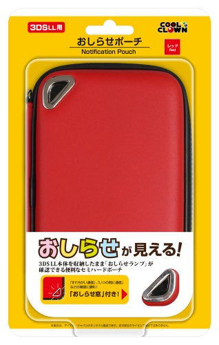 Oshirase Pouch For 3ds Ll Red