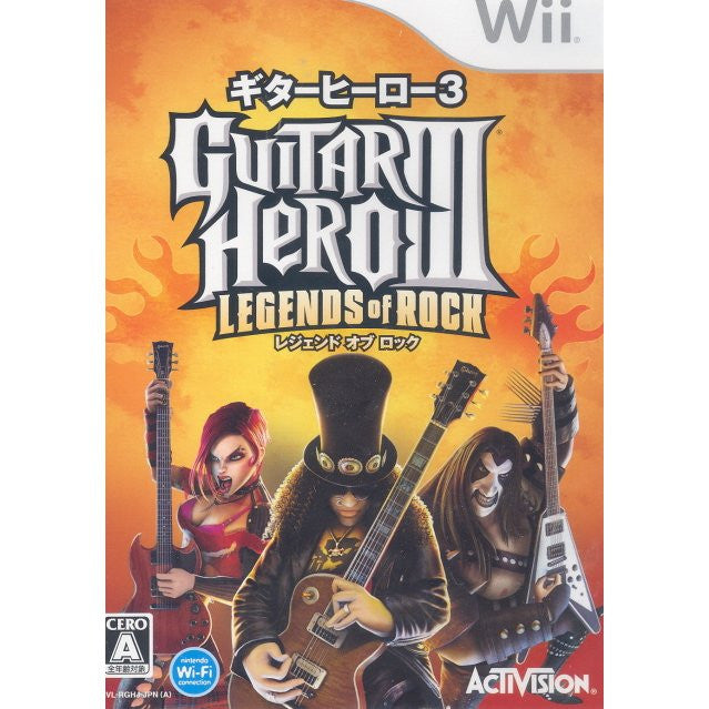 guitar hero iii legends of rock wii