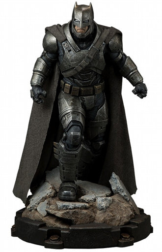 armored batman statue