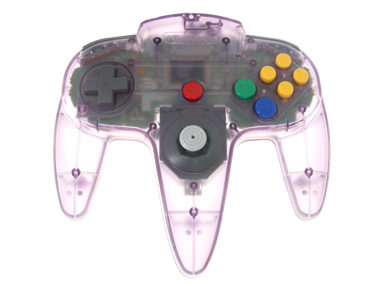 nintendo 64 purple clear