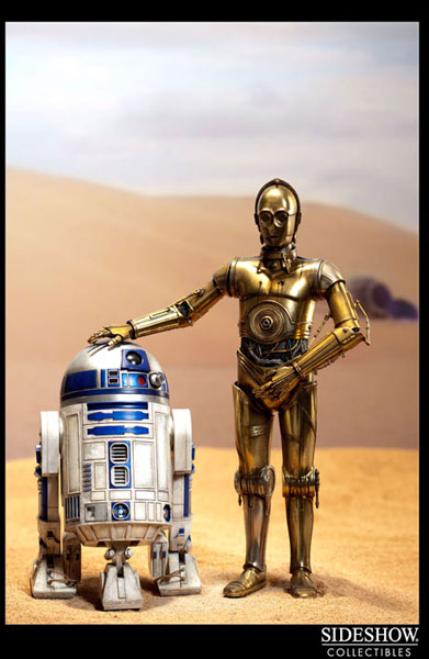 限​定​販​売​】 C-3PO&R2-D2 1/4スケールプレミアムフィギュア 正規逆