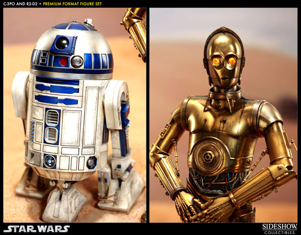 Star Wars 1/4 Scale Premium Figure - C-3PO & R2-D2 - Solaris Japan