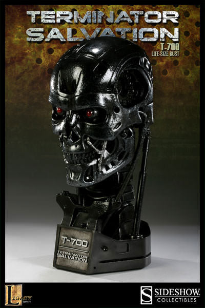 Terminator Salvation Life Size Bust T 700