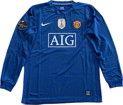 € 25.47  Long Sleeve Ronaldo Shirt Retro Man United Shirt for 2007-2008 Manchester  United Vintage Away Black Soccer Jersey Football Shirt Sale