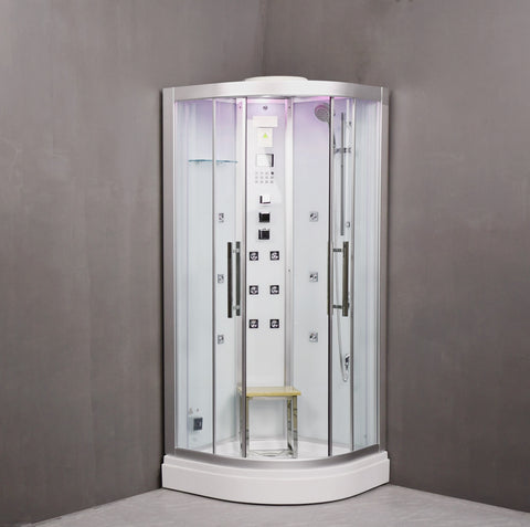 Platinum DZ934F3 Walk-In Steam Shower