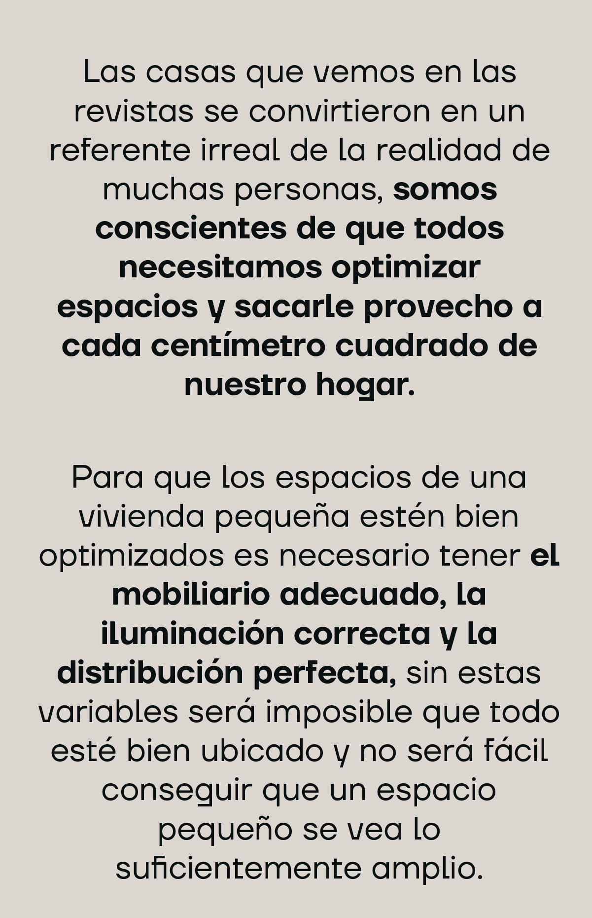 aprende a optimizar tus espacios