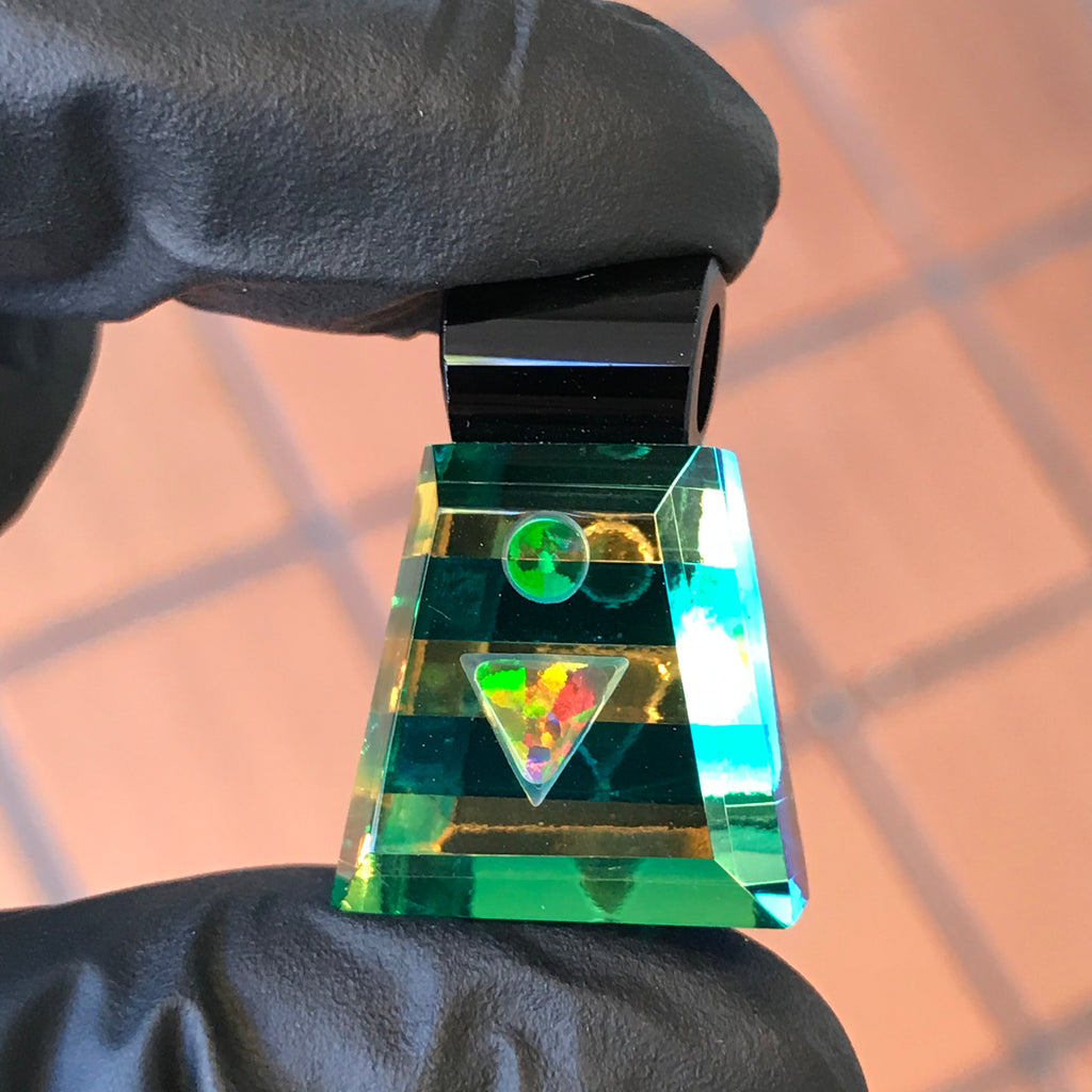 Boro Barto Inlaid Opal Pendant
