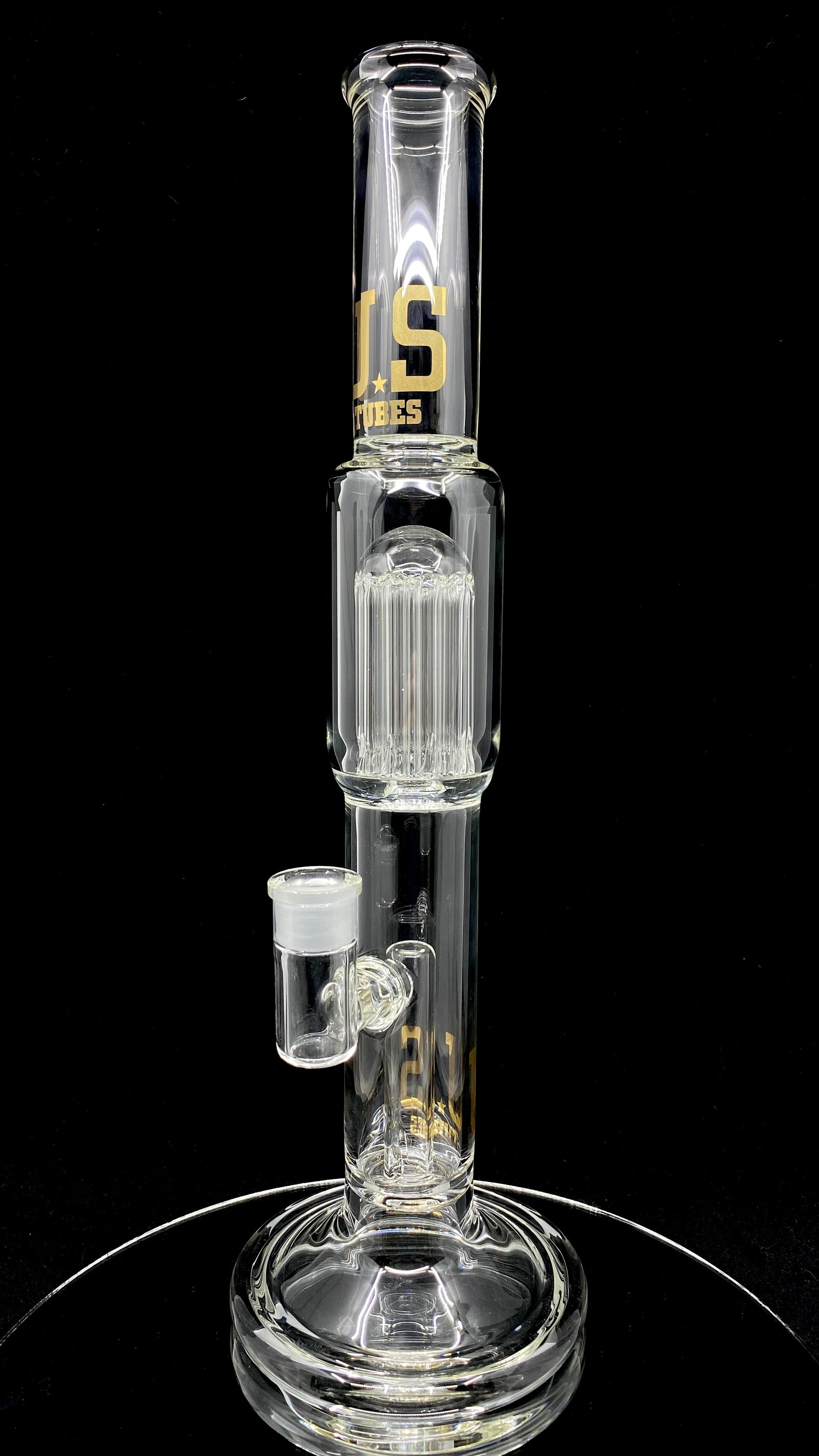 Glasslab 303 Bong, Fused Stem to 12 Arm Perc