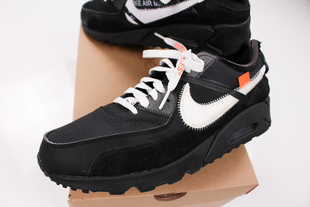 OFF-WHITE × NIKE AIR MAX 90 BLACK 26㎝ 26cm 靴 輸入品日本向け NIKE