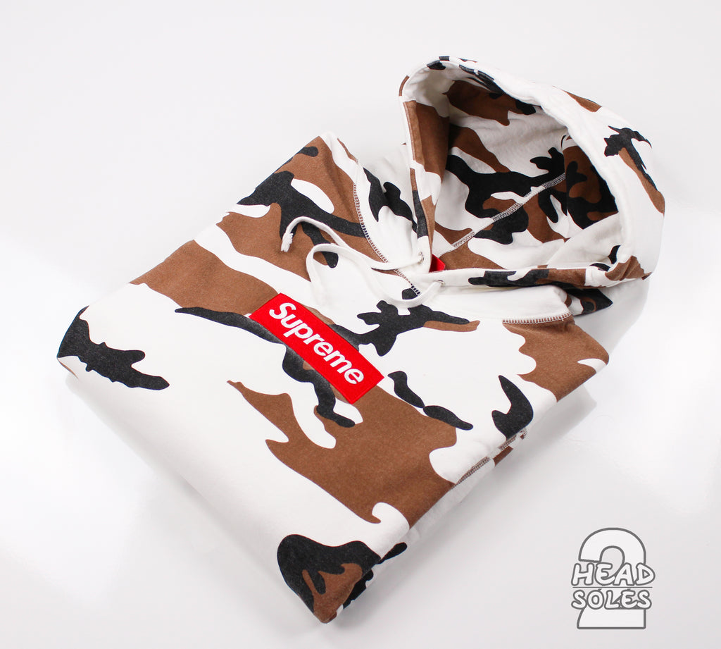 brown camo supreme hoodie