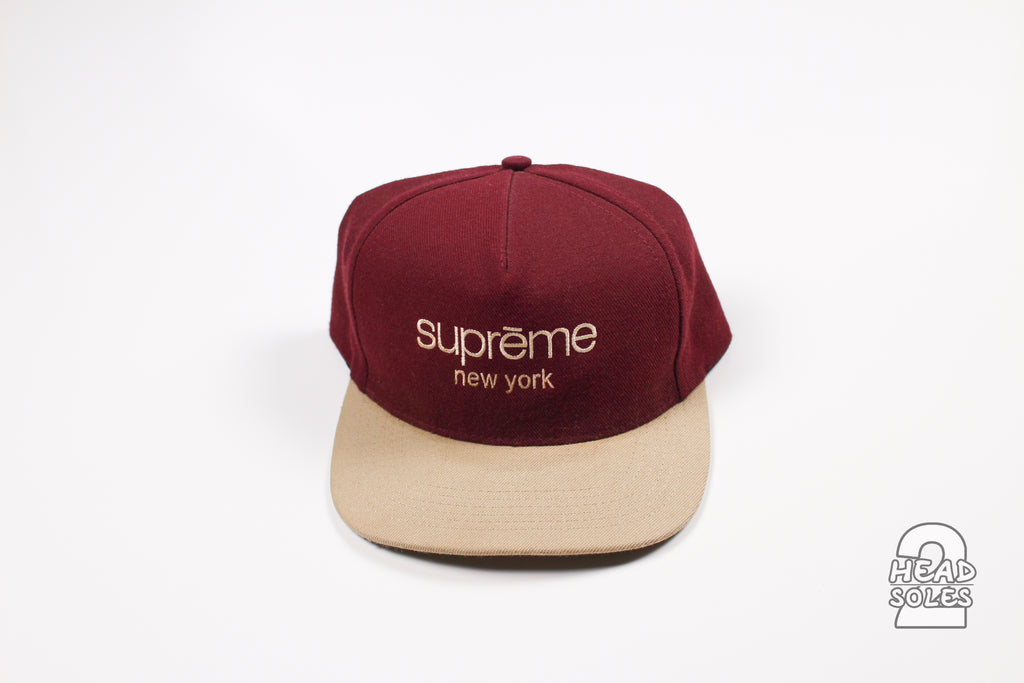 maroon supreme hat