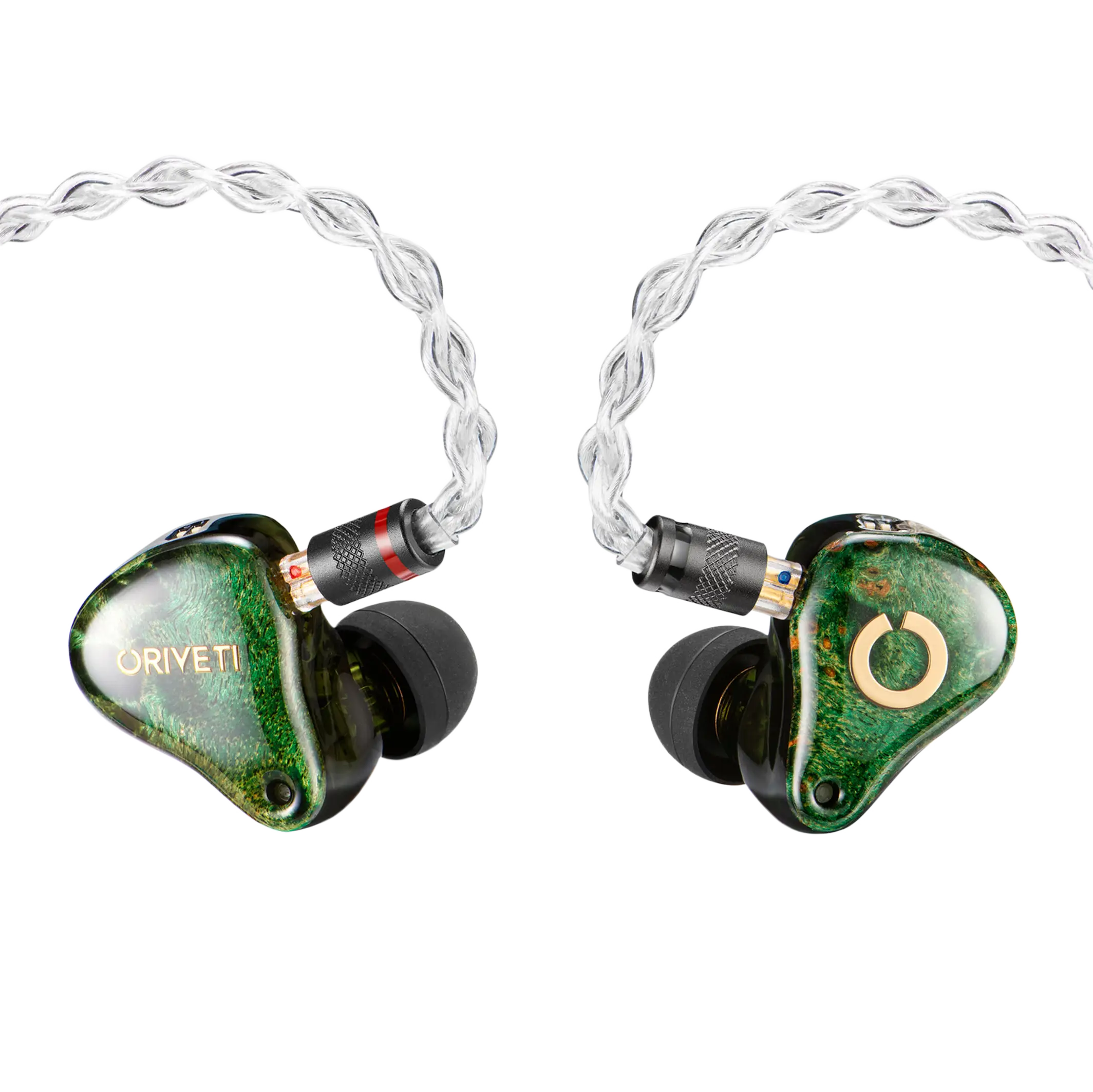 Oriveti OV800 - Eight Drivers Balanced Armature IEM Earphones with Sound Mode Switch and Detachable Cable