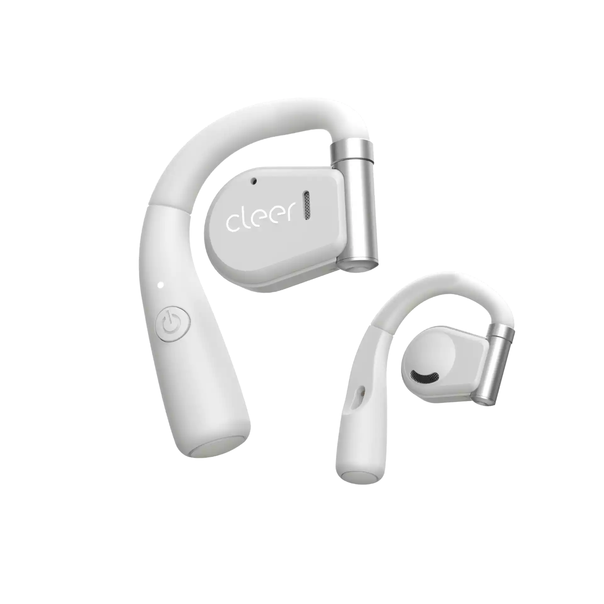 Cleer Audio Arc - Open-Ear True Wireless Earphones - Light Grey - Refurbished