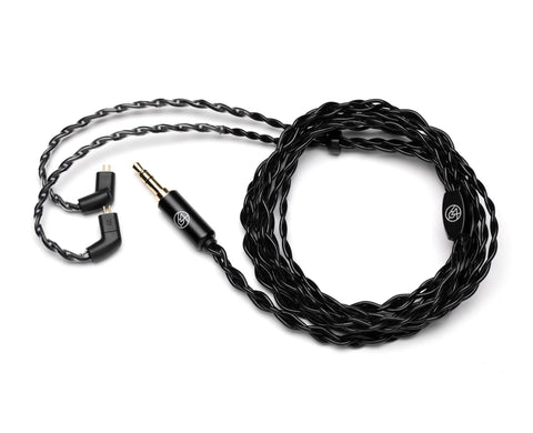 Final C106 Silver MMCX Cable with 4.4mm Angled Plug - 1.2m