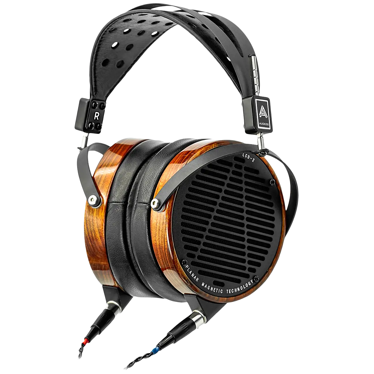 Audeze LCD-2 Rosewood - Open Back Headphones with Detachable Cable and Premium Travel Case