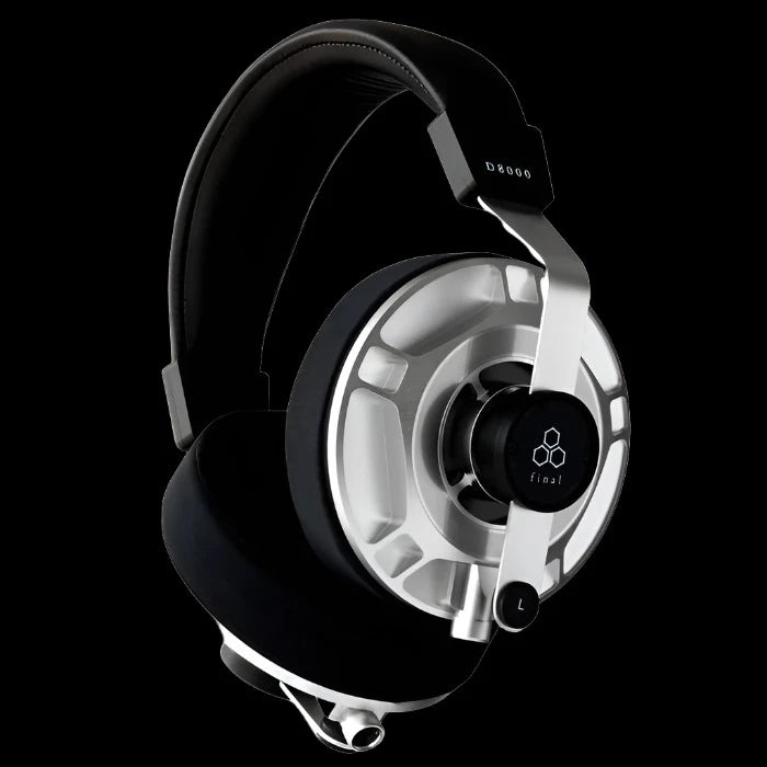 Final D8000 - Planar Magnetic Headphones with Detachable Cable - Silver