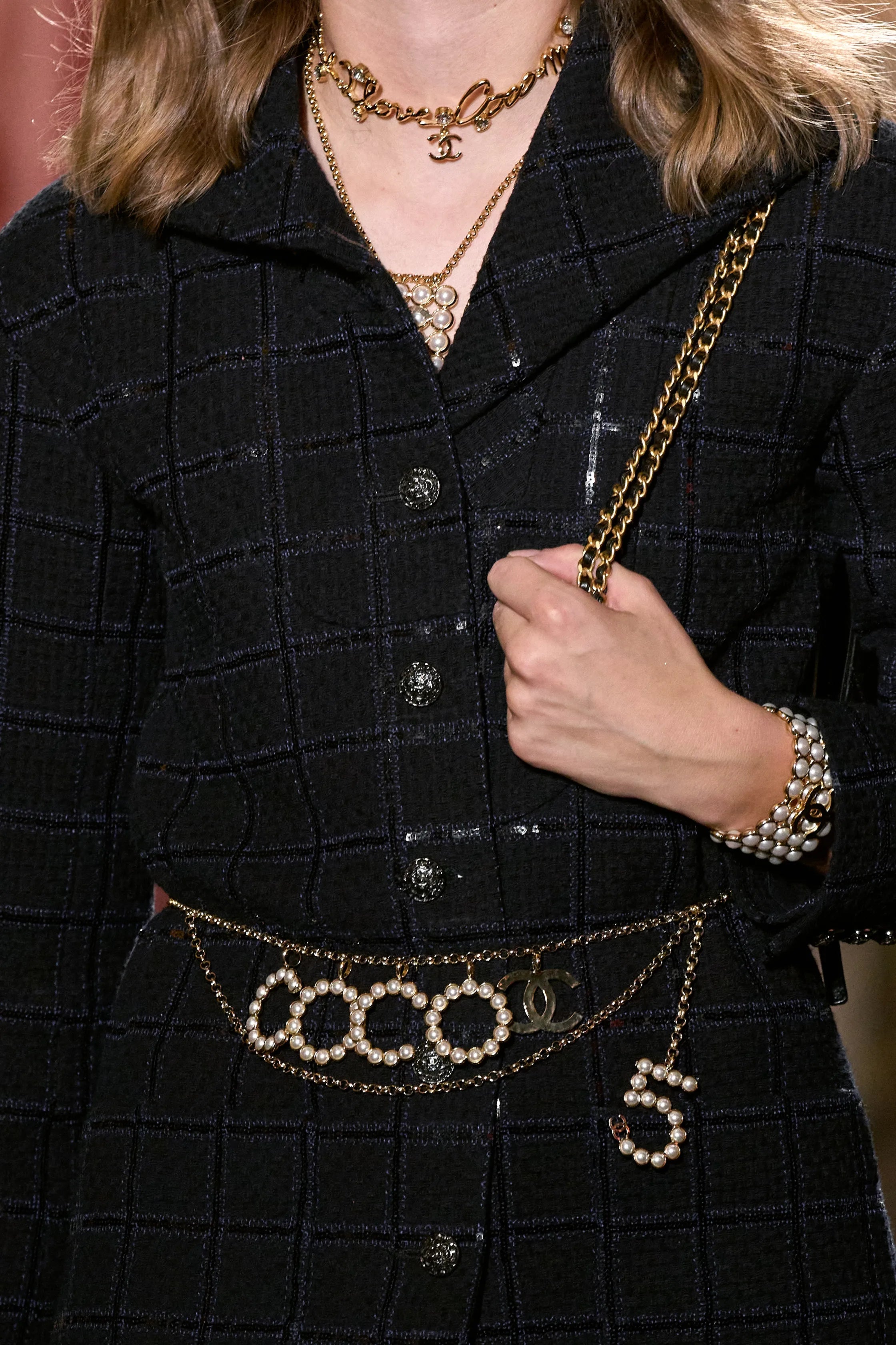 Chanel 2024 spring summer collection 24S runway chain belt
