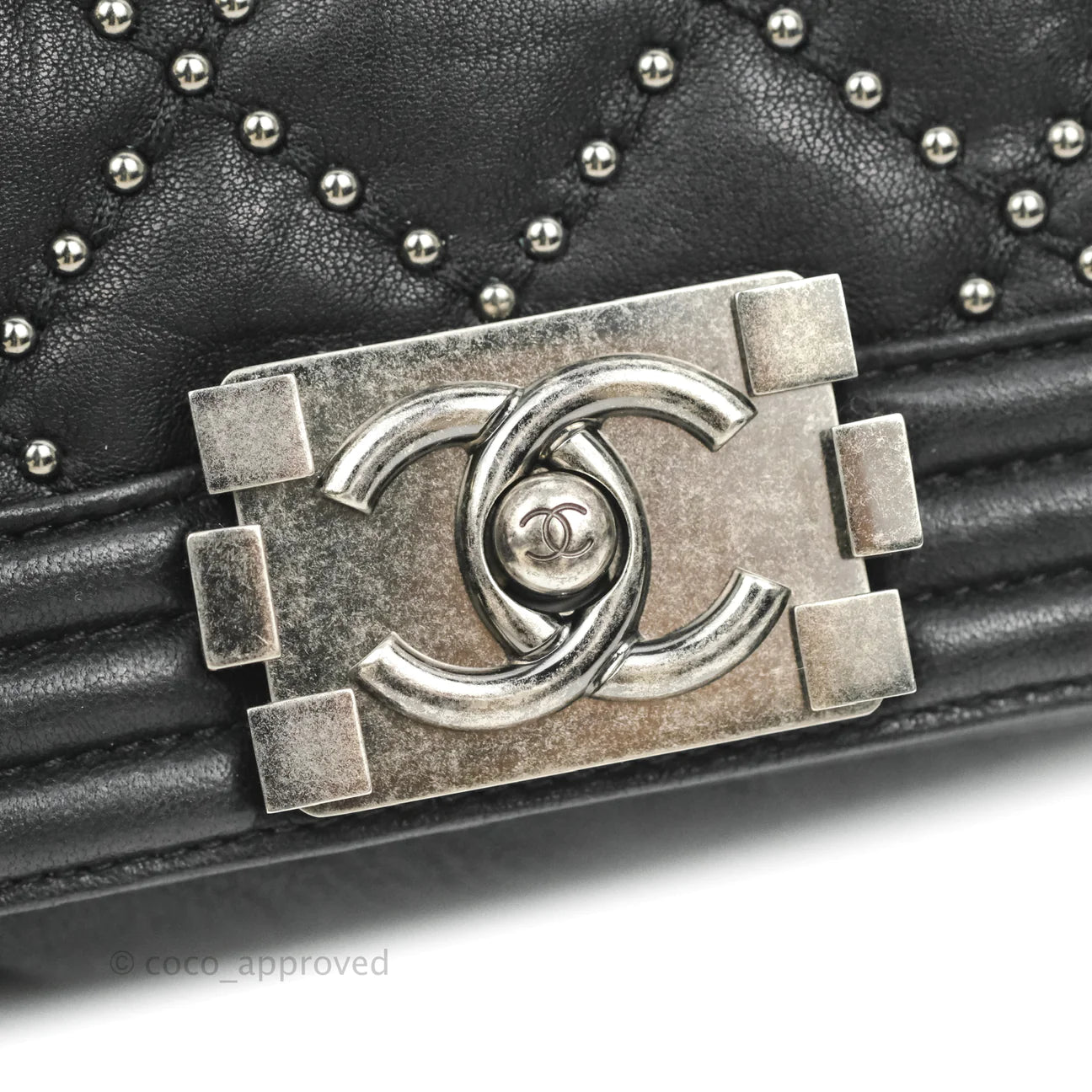 Chanel Ruthenium Hardware - Boy Lock