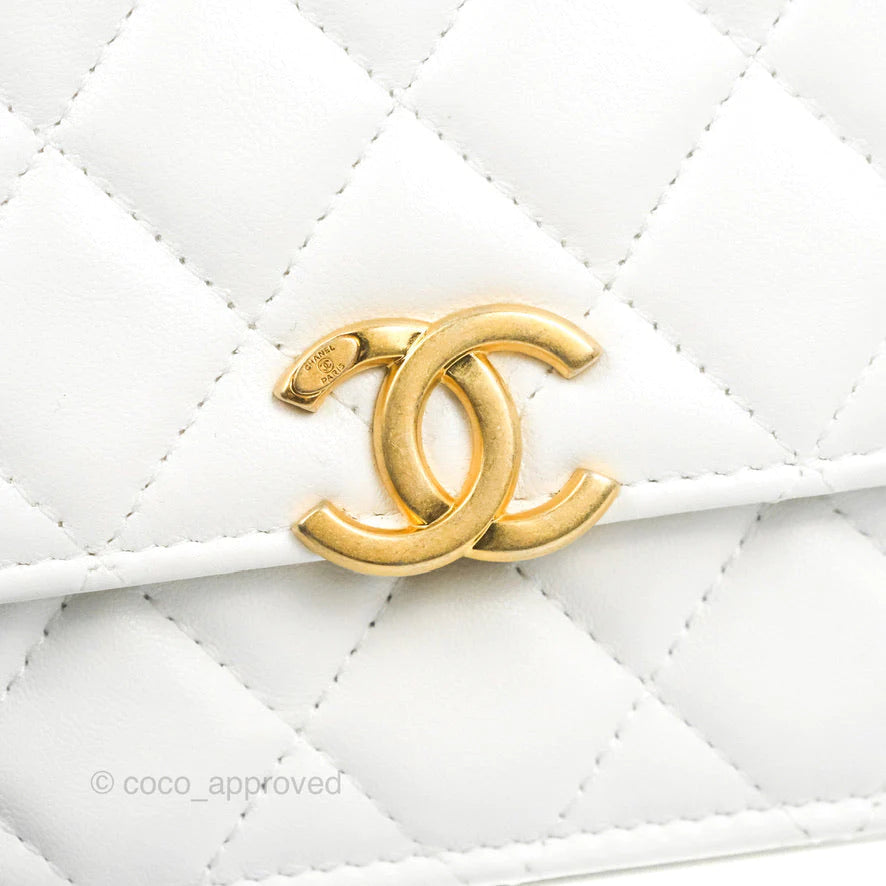 Chanel Aged Gold Hardware - CC 