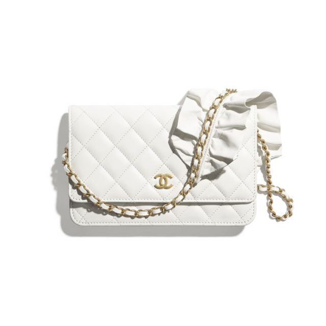 Chanel Bag Romance Wallet on Chain White