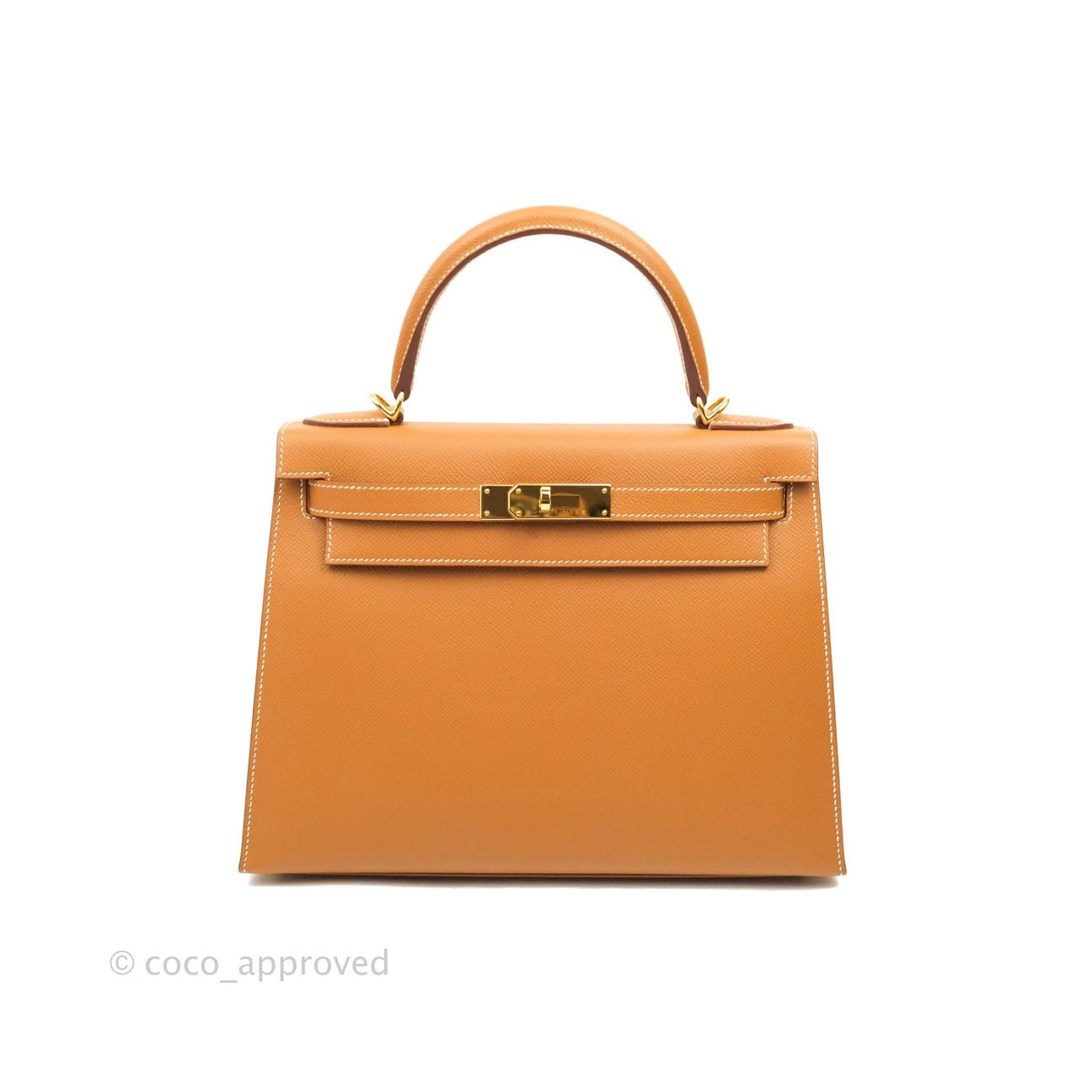 Hermes Hermes Kelly 50 Blue Gene # H Engraved (around 2004) Unisex  Taurillon Clemence Handbag