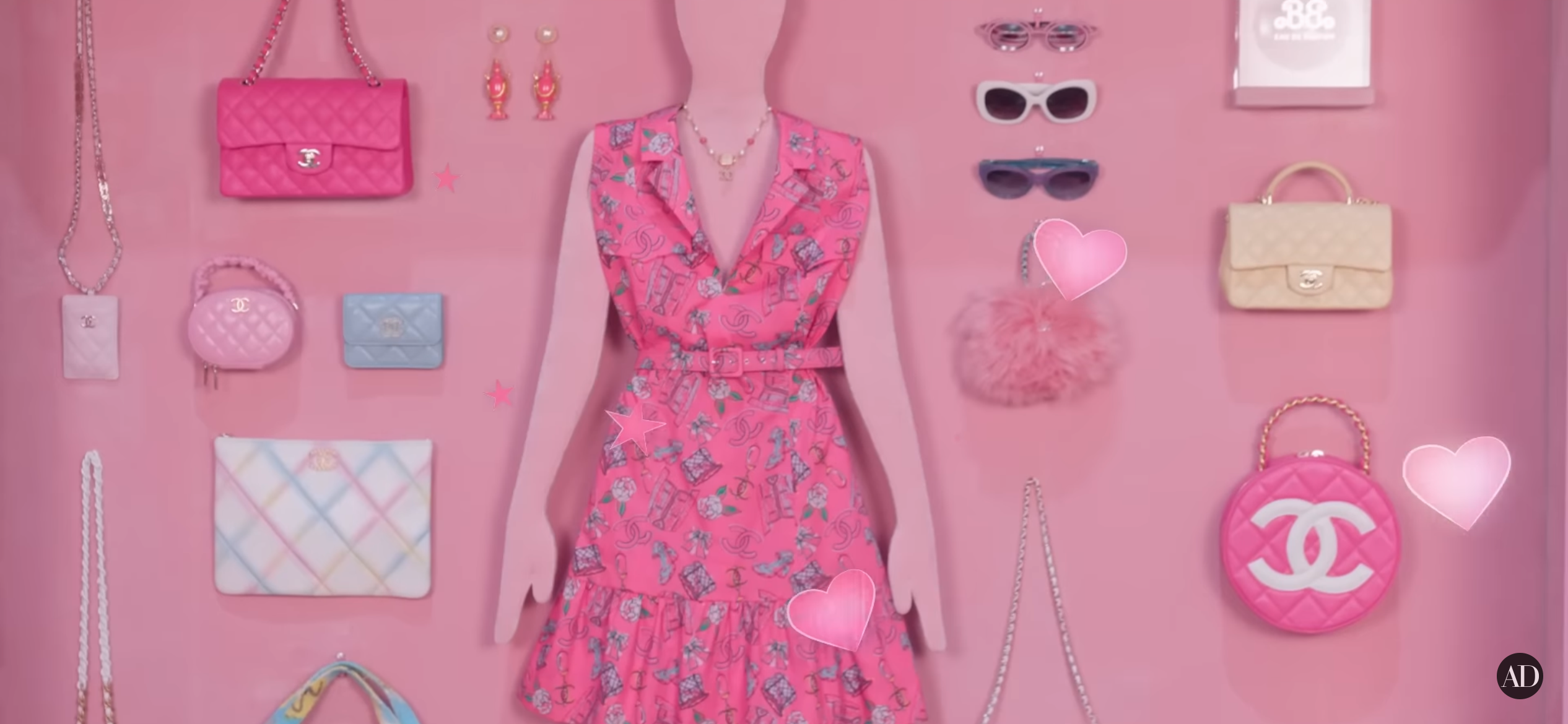 Barbie Movie Chanel fashion items