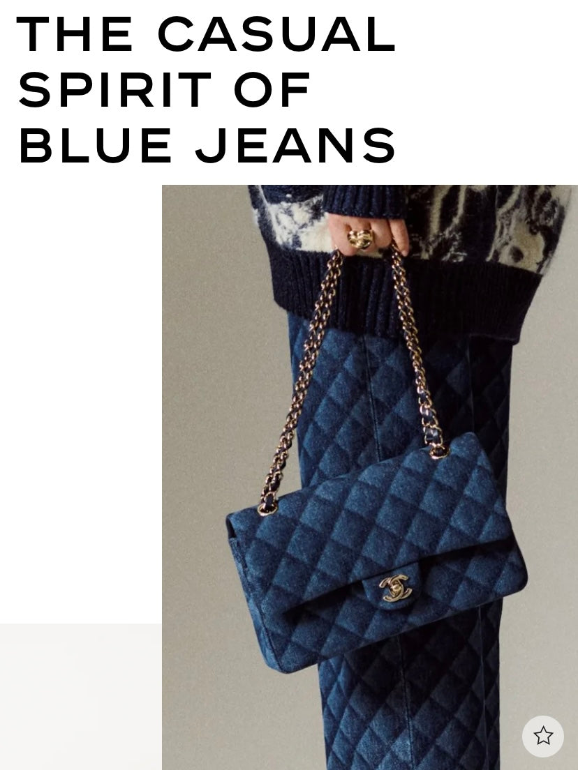 chanel handbag fall-winter 2022/23 pre-collection denim